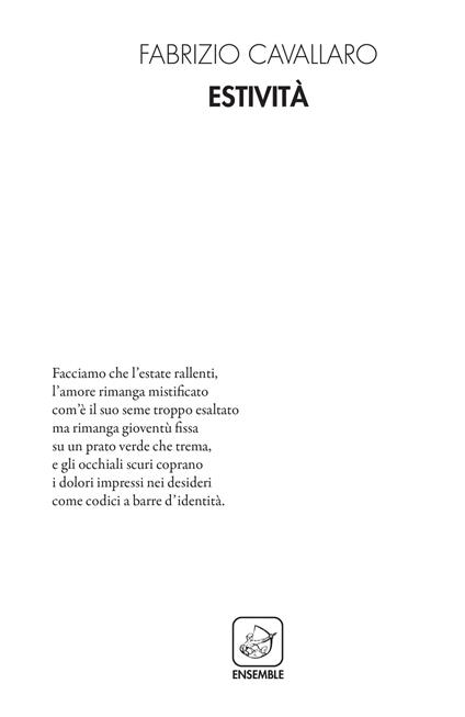 Estività - Fabrizio Cavallaro - copertina