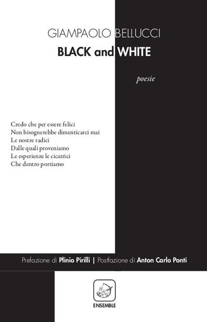 Black and White - Giampaolo Bellucci - copertina
