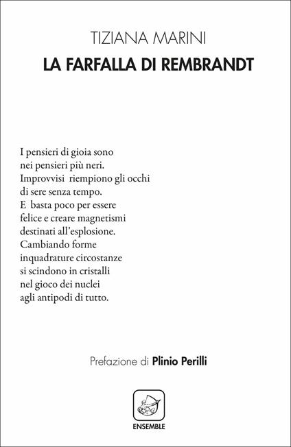 La farfalla di Rembrandt - Tiziana Marini - copertina