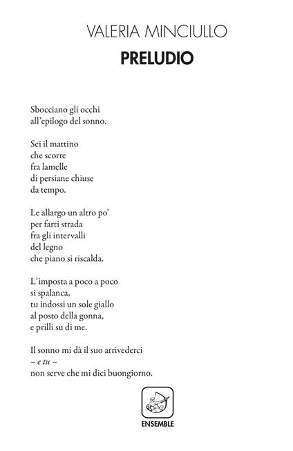 Preludio - Valeria Minciullo - copertina
