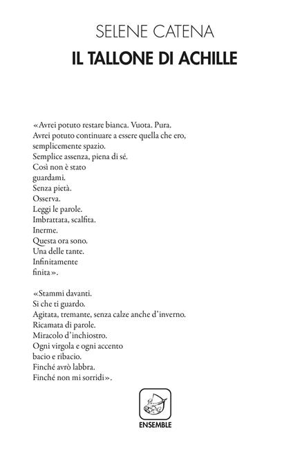 Il tallone di Achille - Selene Catena - copertina
