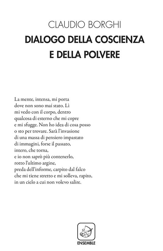 Dialogo della coscienza e della polvere - Claudio Borghi - copertina