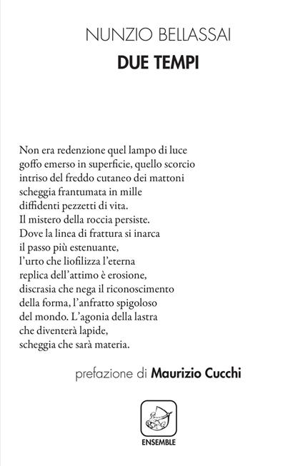 Due tempi - Nunzio Bellassai - copertina