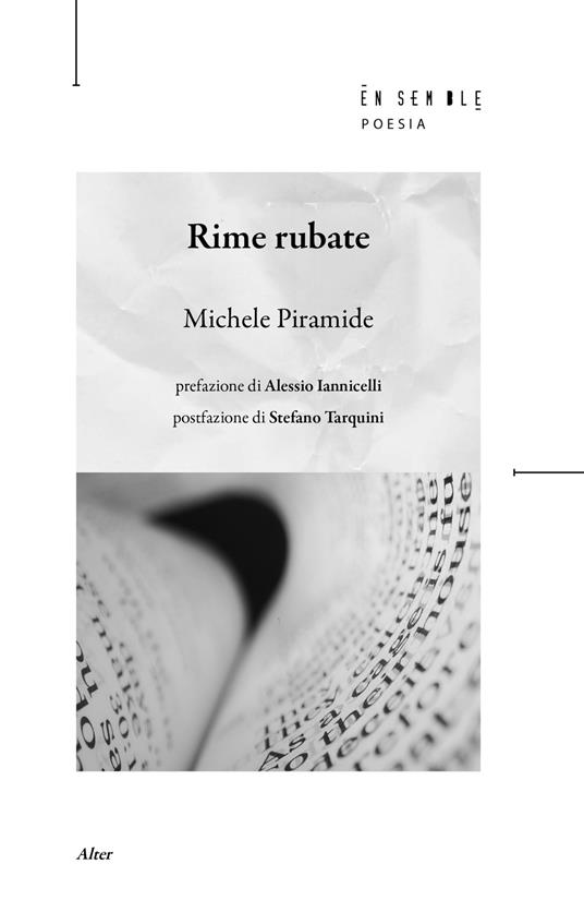 Rime rubate - Michele Piramide - copertina