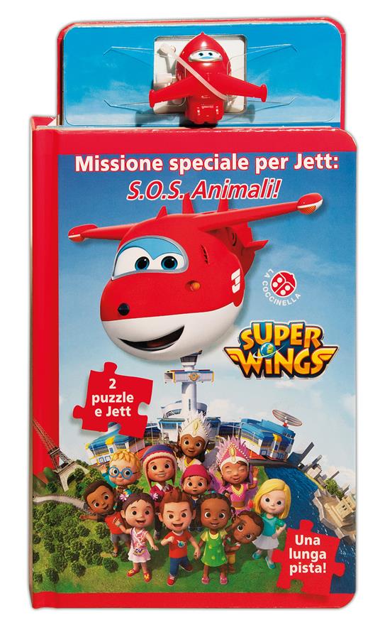 Missione speciale per Jett: S.O.S. animali! Super Wings. Ediz. a colori. Con Giocattolo - copertina