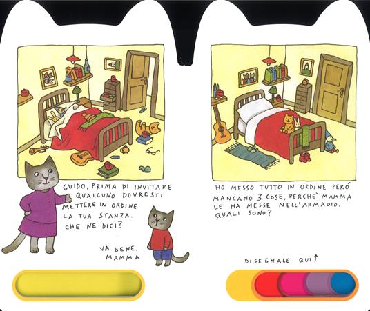 Colora, disegna e gioca con Guido Gatto. Ediz. a colori - Antonella Abbatiello - 2