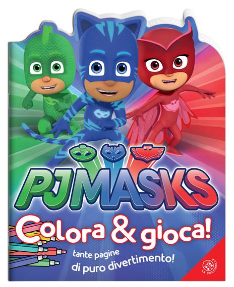 Pj Masks. Colora e gioca! Ediz. a colori - copertina