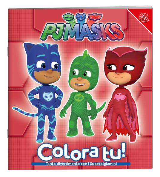 Superpigiamini. Colora tu! Pj Masks. Ediz. a colori - copertina