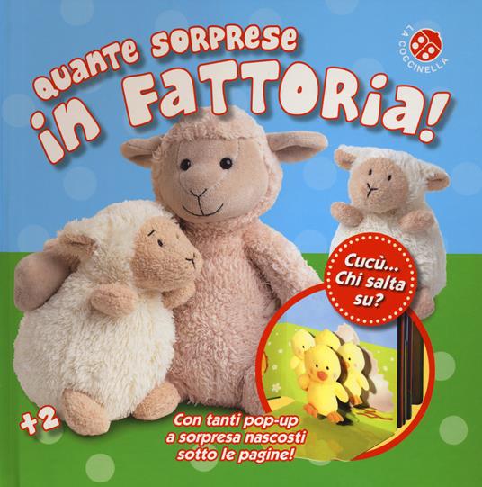 Quante sorprese in fattoria! Cucù... Chi salta su? Libro pop-up. Ediz. a colori - Dawn Sirett,Sarah Davis - copertina