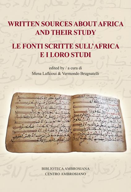 Written sources about Africa and their study-Le fonti scritte sull'Africa e i loro studi - copertina