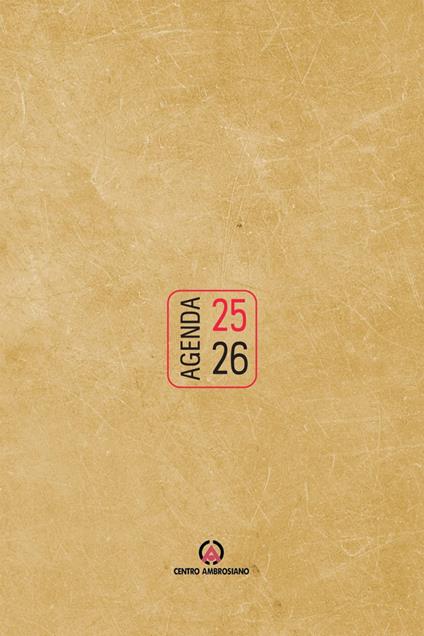 Agenda liturgico pastorale 2025/2026 (grande). Rito ambrosiano - copertina