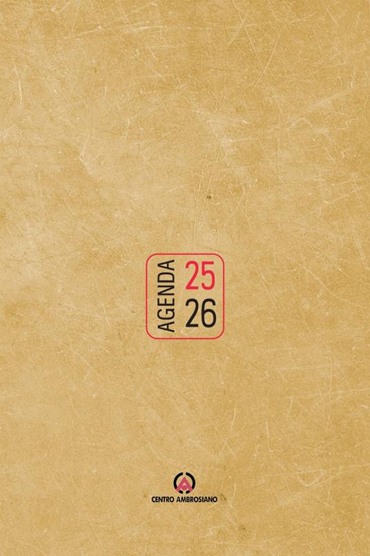 Agenda liturgico pastorale 2025/2026 (grande). Rito ambrosiano - copertina