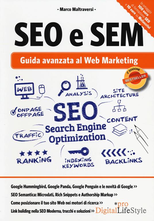SEO e SEM. Guida avanzata al web marketing - Marco Maltraversi - copertina