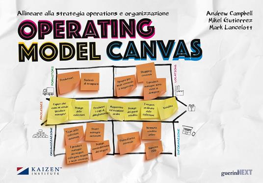 Operating model canvas. Allineare alla strategia operations e organizzazione - Andrew Campbell,Mikel Gutierrez,Mark Lancelott - copertina