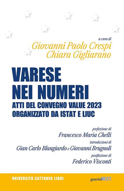 Varese nei numeri. Atti del Convegno Value 2023 - copertina