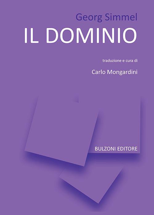 Il dominio - Georg Simmel - copertina