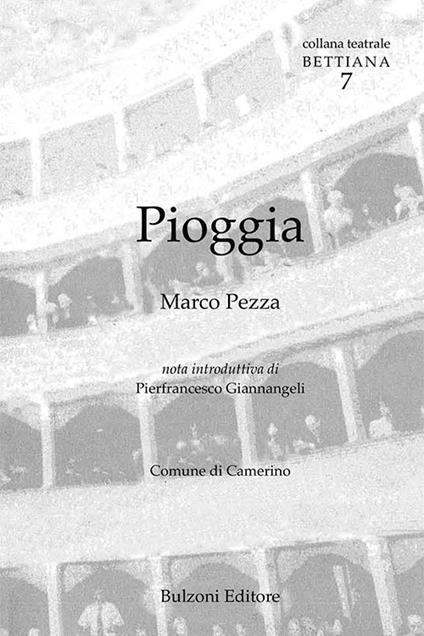 Pioggia - Marco Pezza - copertina