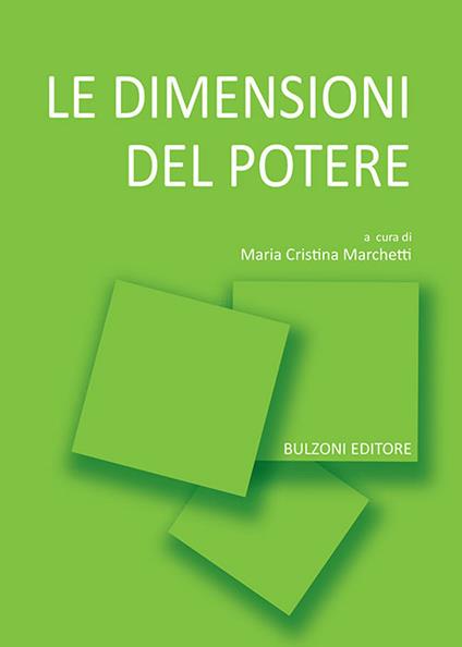 Le dimensioni del potere - copertina