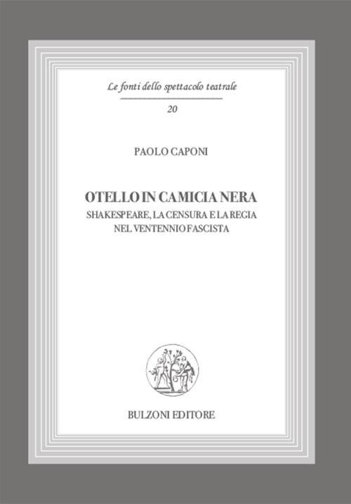 Otello in camicia nera - Paolo Caponi - copertina