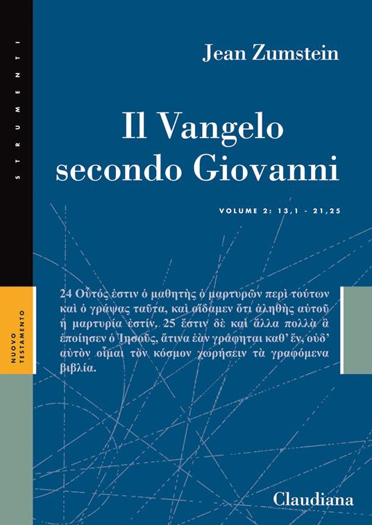 Il Vangelo secondo Giovanni. Vol. 2 - Jean Zumstein - copertina