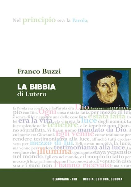 La Bibbia di Lutero - Franco Buzzi - copertina