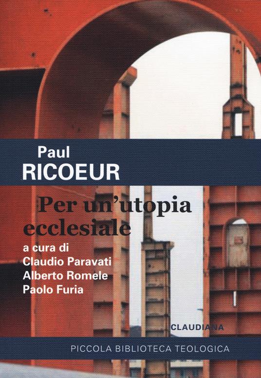 Per un'utopia ecclesiale - Paul Ricoeur - copertina
