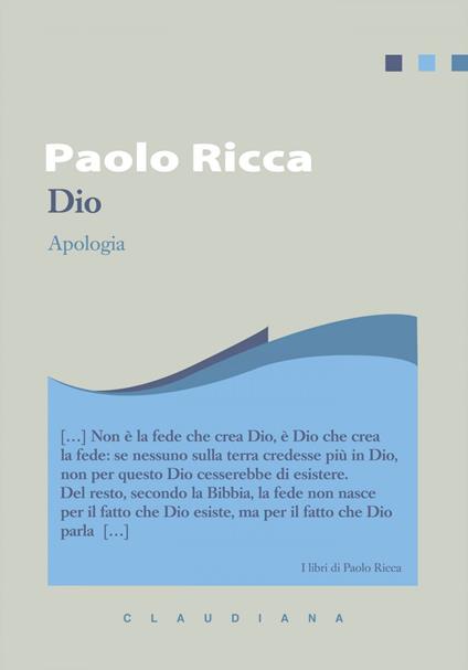 Dio. Apologia - Paolo Ricca - ebook