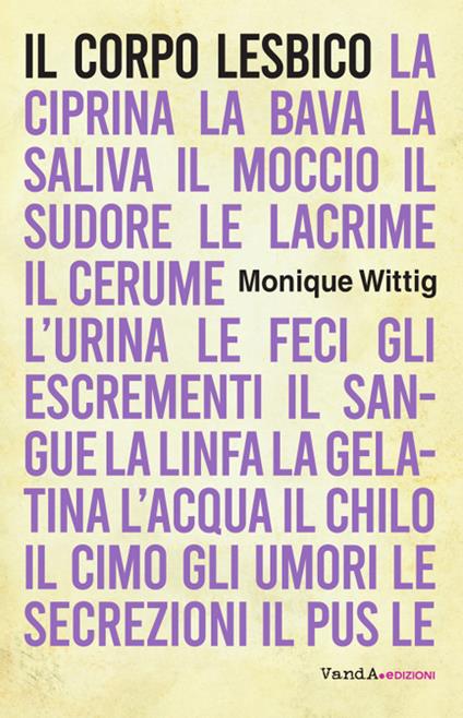 Il corpo lesbico - Monique Witting - copertina