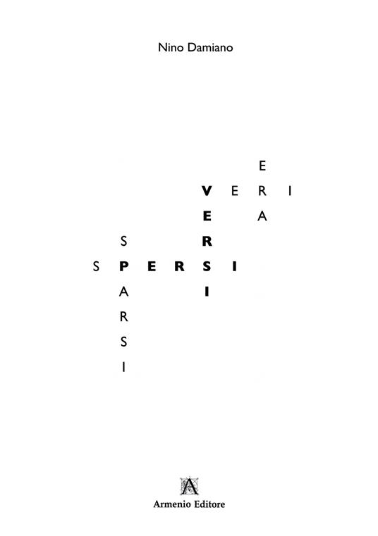 Versi persi - Nino Damiano - copertina