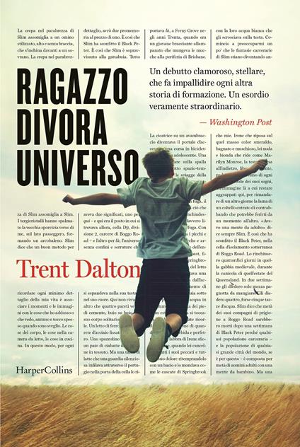 Ragazzo divora universo - Trent Dalton - copertina