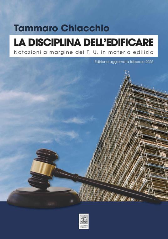 La disciplina dell'edificare - Tammaro Chiacchio - copertina
