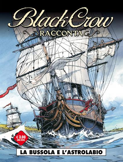 La bussola e l'astrolabio. Black Crow. Vol. 3 - copertina