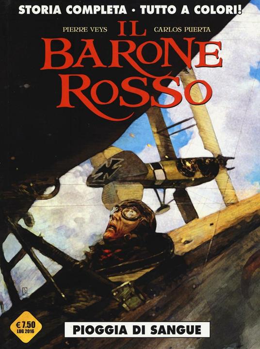 Pioggia di sangue. Il barone rosso - Pierre Veys,Carlos Puerta - copertina