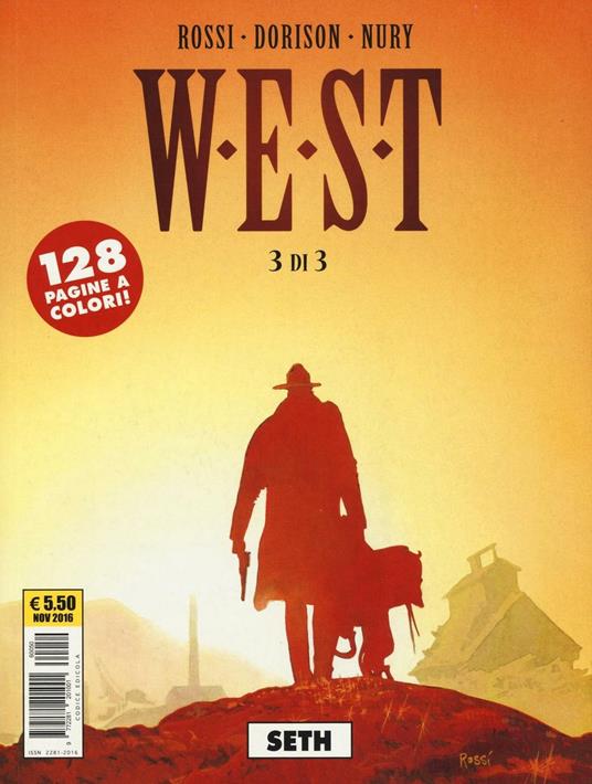 W.E.S.T.. Vol. 3: Seth - Christian Rossi,Xavier Dorison,Fabien Nury - copertina