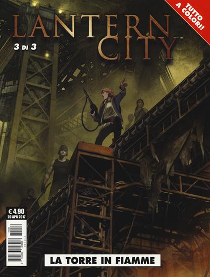 Lantern city. Vol. 3: torre in fiamme, La. - copertina