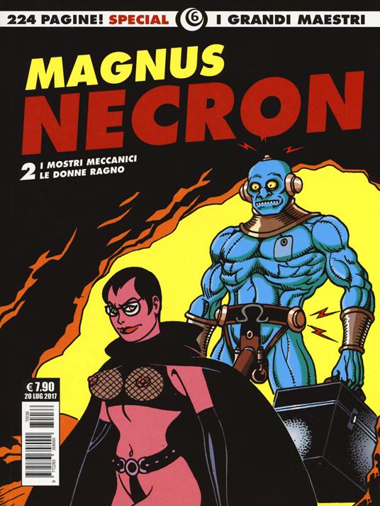 Necron: I mostri meccanici-Le donne ragno. Vol. 2 - Magnus - copertina