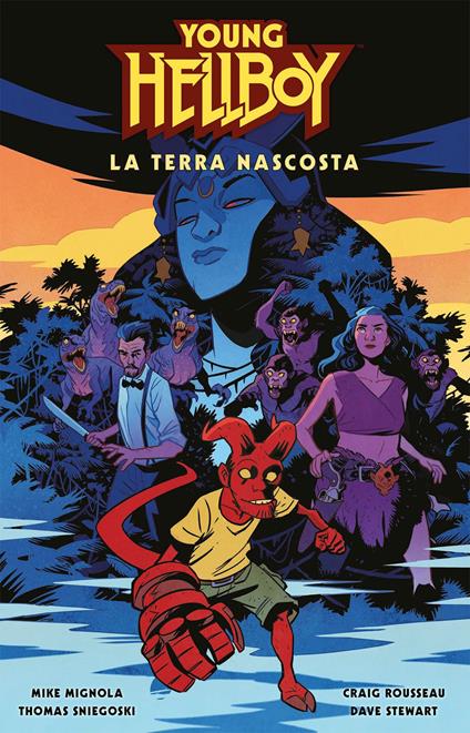 La Terra nascosta. Young Hellboy - Mike Mignola - copertina