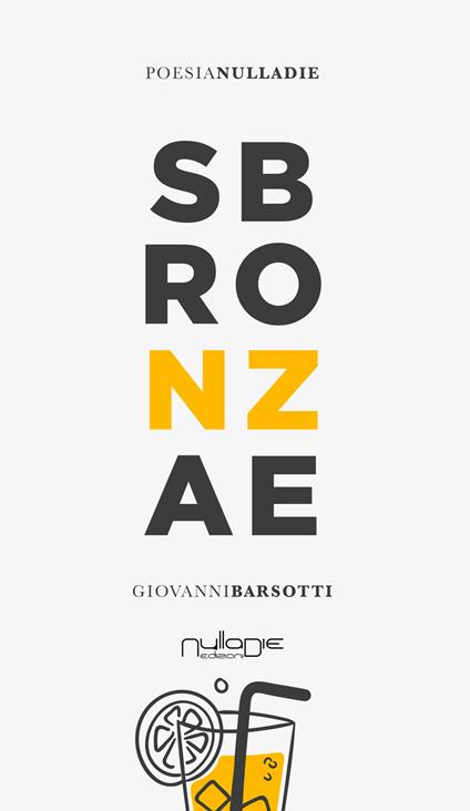 Sbronzae - Giovanni Barsotti - copertina