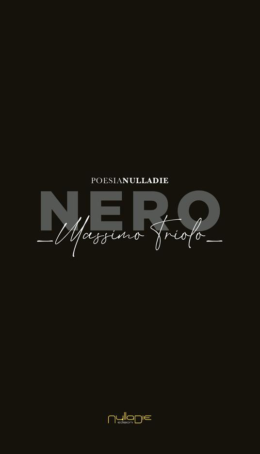 Nero - Massimo Triolo - copertina