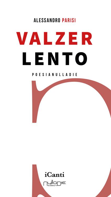 Valzer lento - Alessandro Parisi - copertina