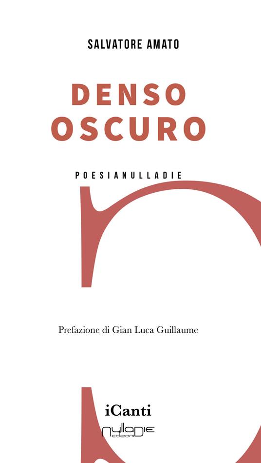 Denso oscuro - Salvatore Amato - copertina
