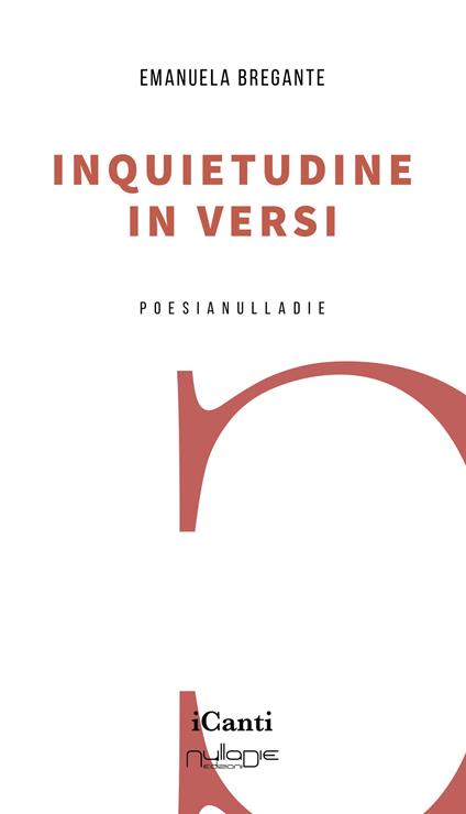 Inquietudine in versi - Emanuela Bregante - copertina