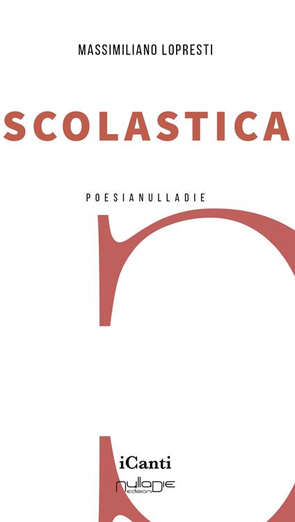 Scolastica - Massimiliano Lopresti - copertina