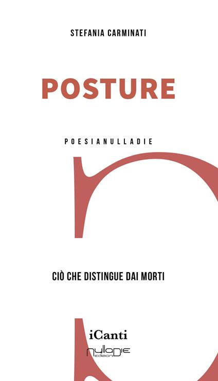 Posture. Ciò che distingue dai morti - Stefania Carminati - copertina