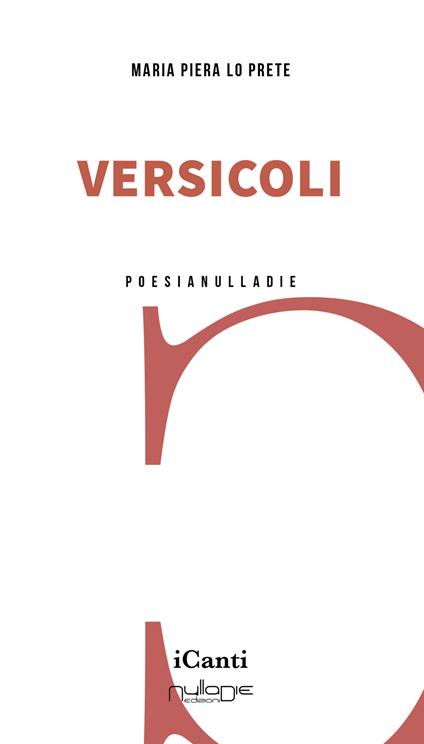 Versicoli - Maria Piera Lo Prete - copertina