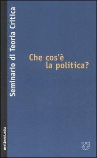 Che cos'è la politica? - copertina