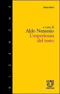 L' esperienza del testo - copertina