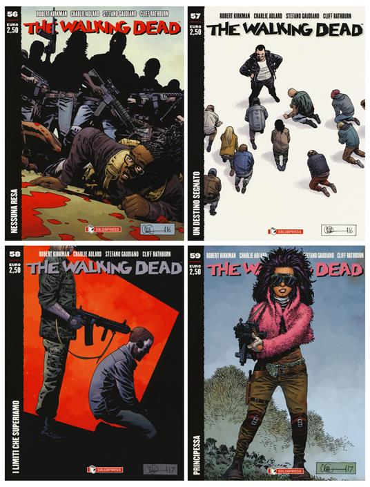 The walking dead. Pack. Vol. 56-59 - Robert Kirkman - copertina