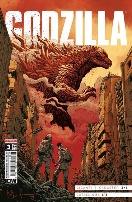 Godzilla. Vol. 3: Giganti & gangster 3/3-Cataclisma 1/3 - John Layman,Cullen Bunn - copertina