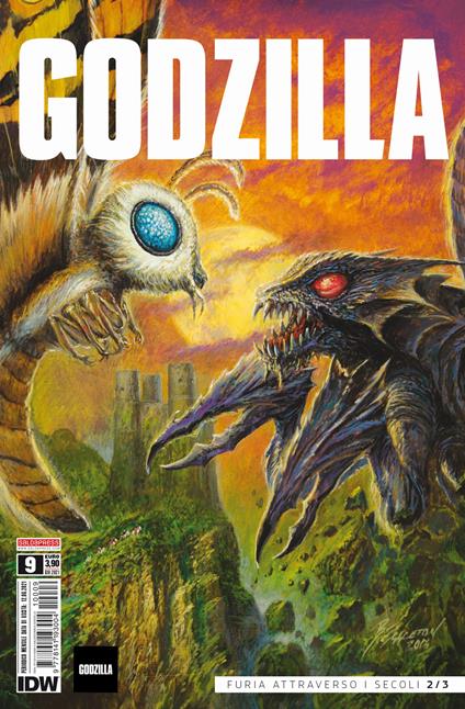 Godzilla. Vol. 9: Furia attraverso i secoli 2/3 - Jason Ciaramella,Tracy Marsh,Eric Powell - copertina